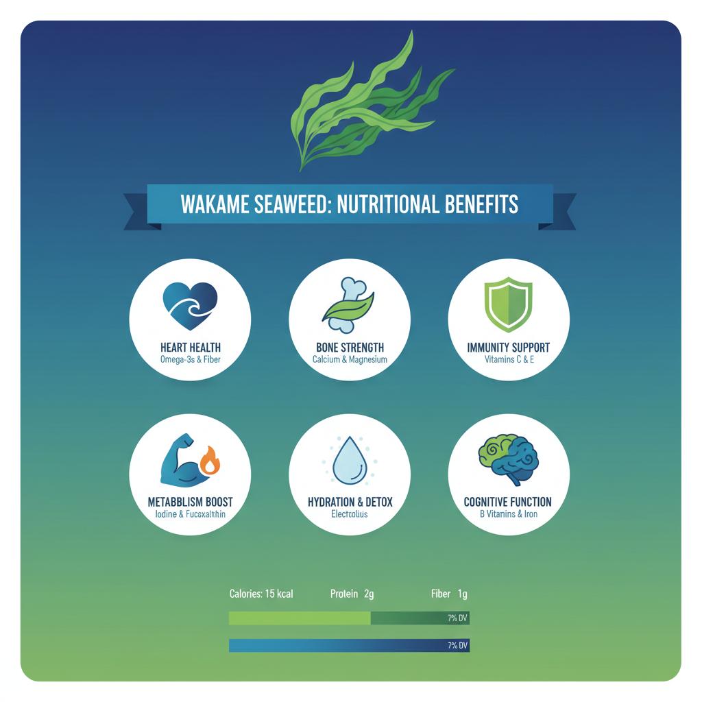 สาหร่ายวากาเมะคุณค่าทางโภชนาการ