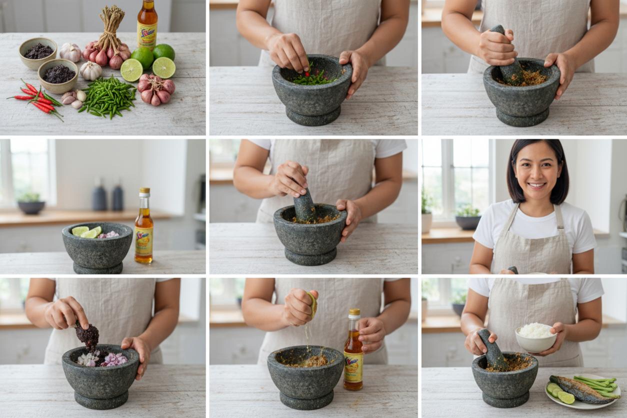 วิธีทำน้ำพริก