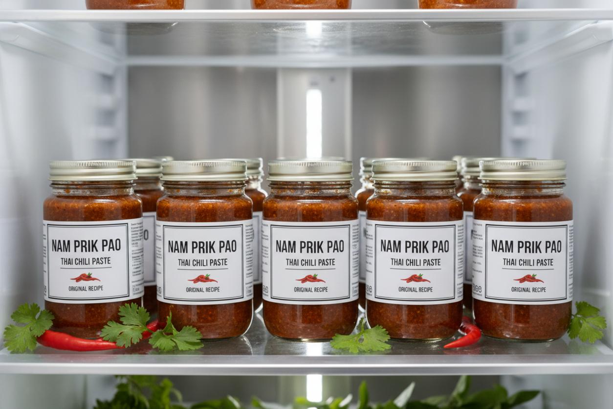 วิธีการเก็บรักษาน้ำพริก