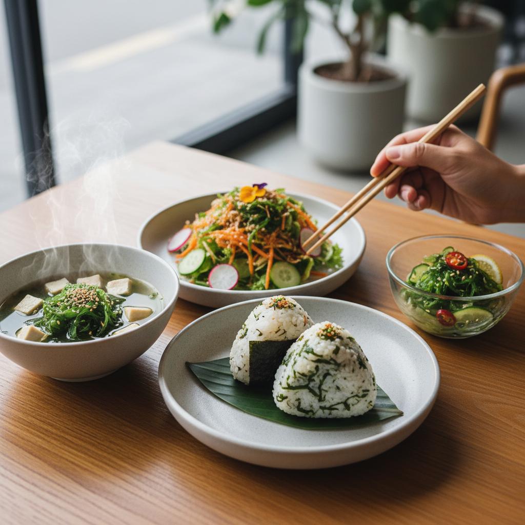 เมนูสาหร่ายวากาเมะ