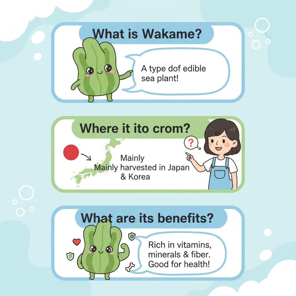 คำถามที่พบบ่อยเกี่ยวกับสาหร่ายวากาเมะ